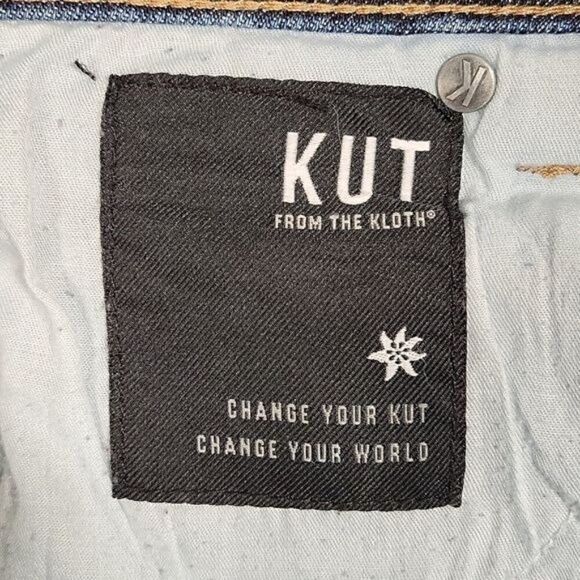 Kut From the Kloth Catherine Boyfriend Jeans Sz 0 - Picture 8 of 9